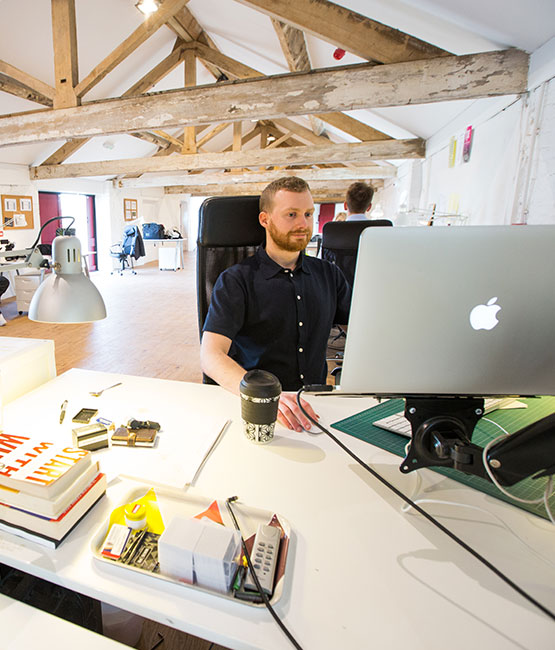 Printing office workspace