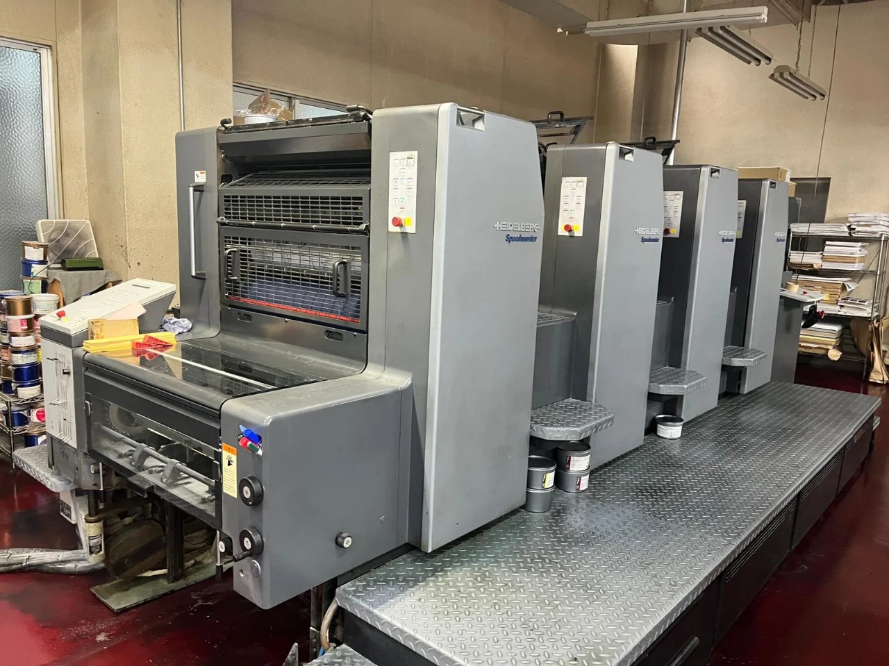 Printing professional at work